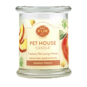 One Fur All Scented Candle - Mango Peach
